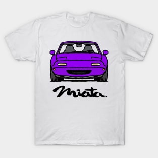 MX5 Miata NA Purple T-Shirt